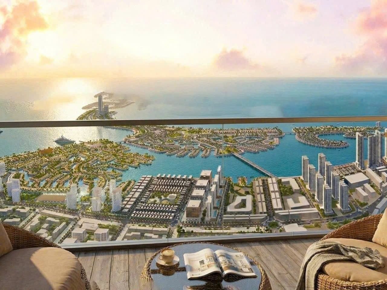 View nhìn toàn khu từ ban công căn hộ Imperia Green Paradise